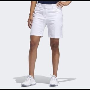 Adidas Climalite Golf Shorts White 11” Bermuda Women’s 6 Stretch Country club